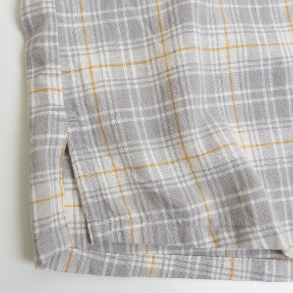 Patagonia Mens Back Step Collared Shirt Beyond Horizons Salt Grey Hemp Cotton XL - Picture 11 of 16